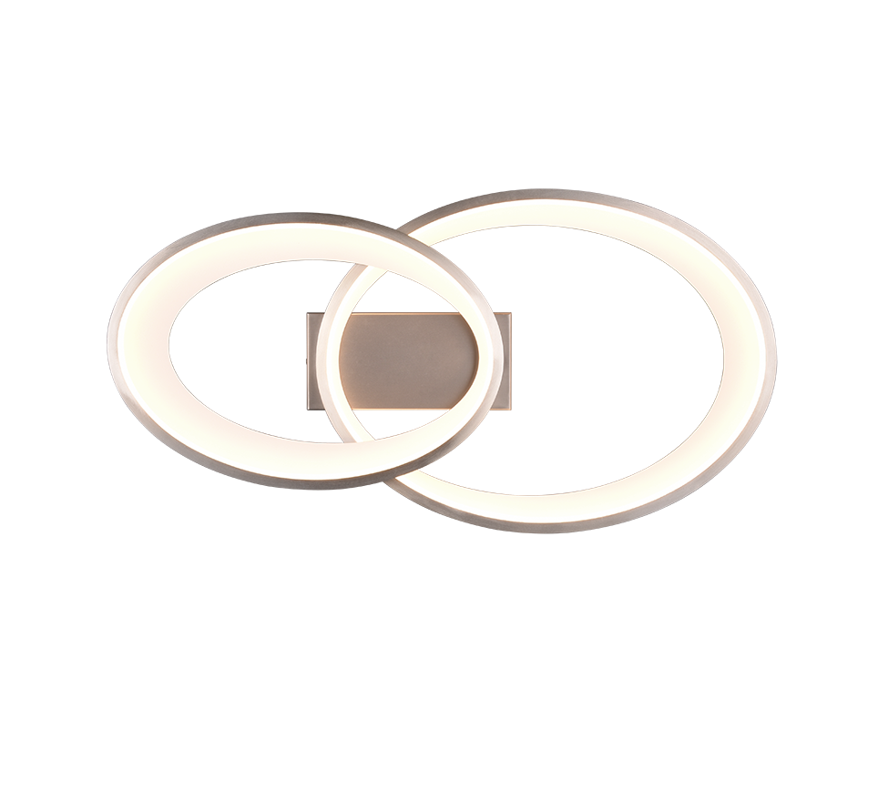 MALAGA | Ceiling lamp | Nickel mat | Metal