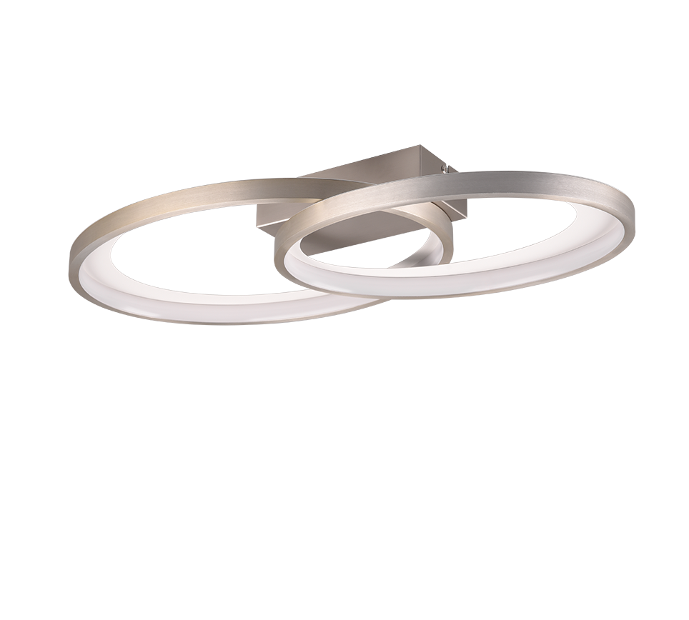 MALAGA | Ceiling lamp | Nickel mat | Metal