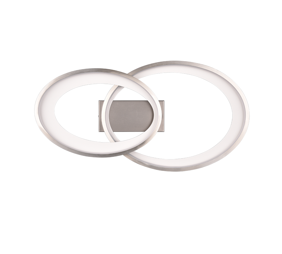 MALAGA | Ceiling lamp | Nickel mat | Metal