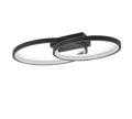 MALAGA | Ceiling lamp | Schwarz-weiß | Metal