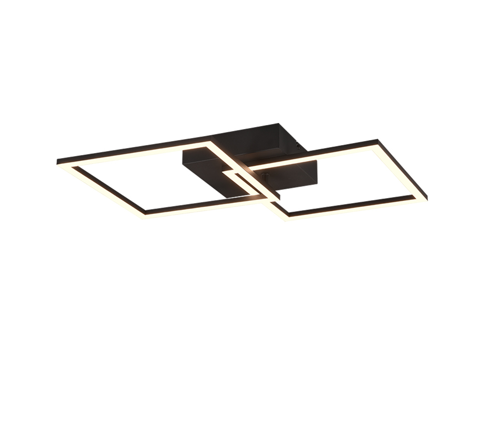 TRAIL | Ceiling lamp | Black mat | Metal