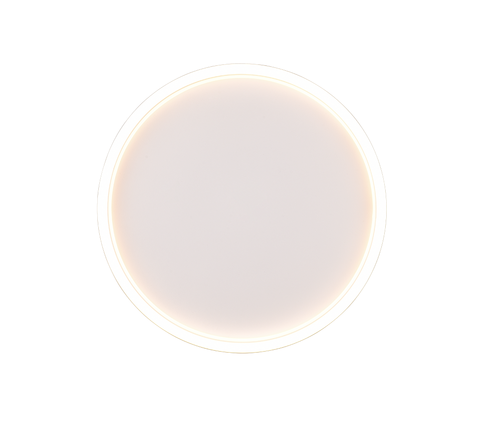 ROTONDA | Ceiling lamp | White mat | Metal