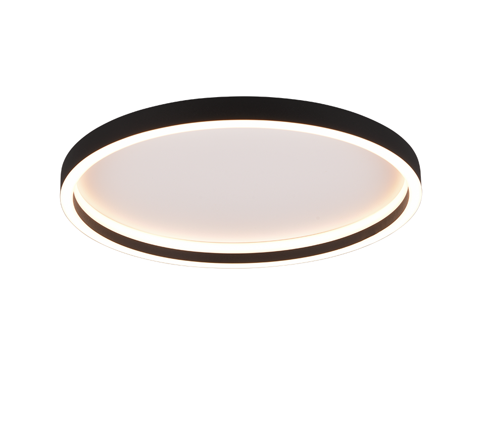 ROTONDA | Ceiling lamp | Black mat | Metal
