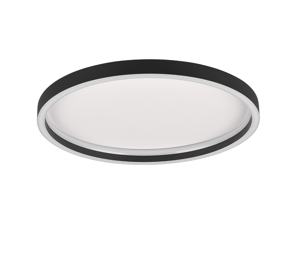ROTONDA | Ceiling lamp | Black mat | Metal