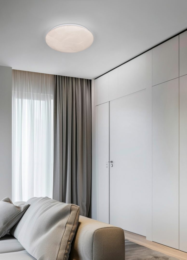 UMBRIA | Ceiling lamp | Alabaster coloured | Plastic