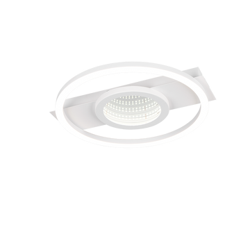 WHEELER | Ceiling lamp | White mat | Metal