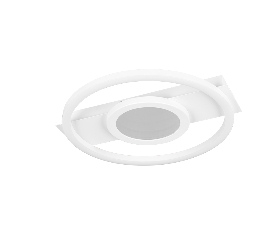 WHEELER | Ceiling lamp | White mat | Metal