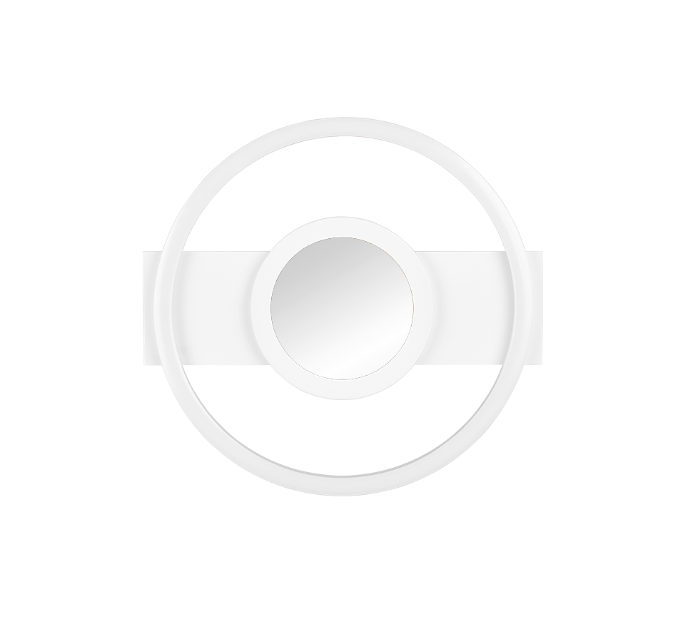 WHEELER | Ceiling lamp | White mat | Metal