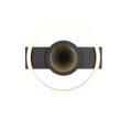 WHEELER | Ceiling lamp | Black mat | Metal