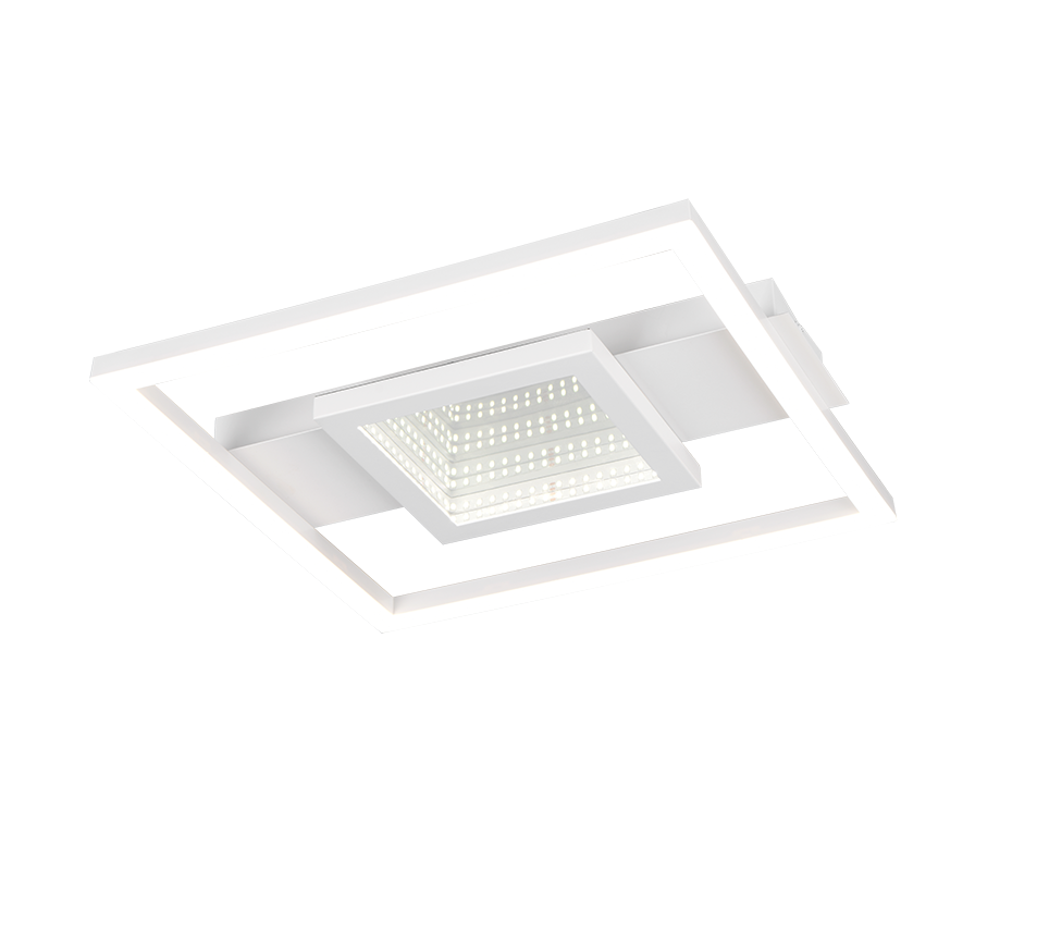 WHEELER | Ceiling lamp | White mat | Metal