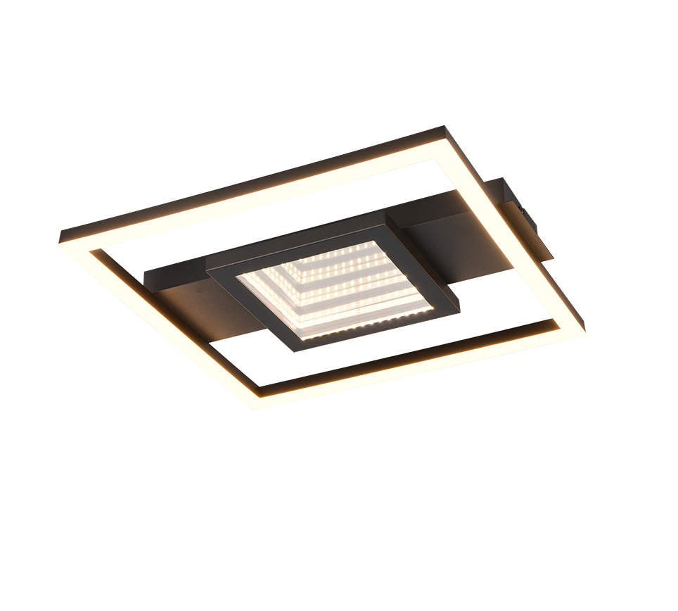 WHEELER | Ceiling lamp | Black mat | Metal