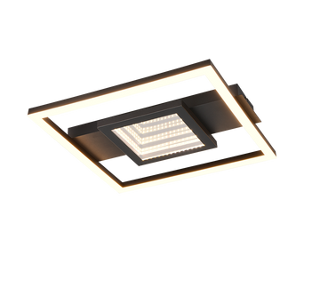WHEELER | Ceiling lamp | Black mat | Metal