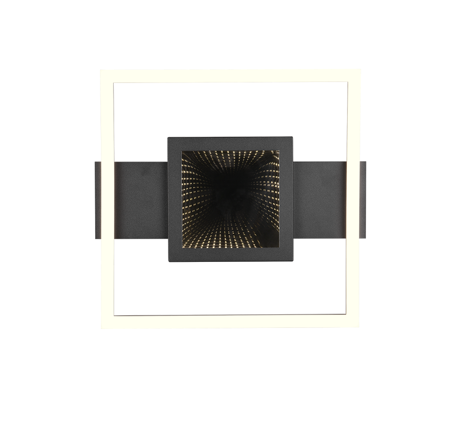WHEELER | Ceiling lamp | Black mat | Metal