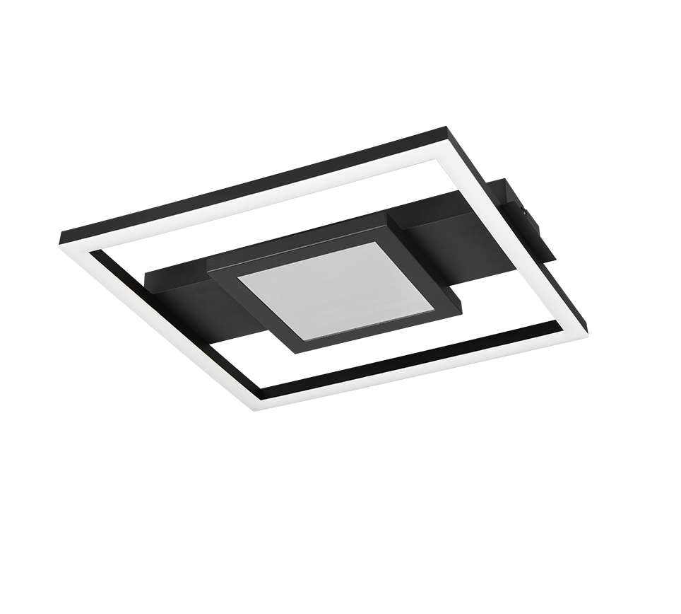 WHEELER | Ceiling lamp | Black mat | Metal
