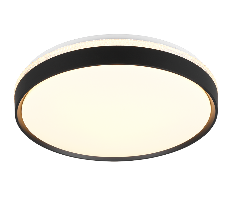 SPACY | Ceiling lamp | Black mat | Plastic