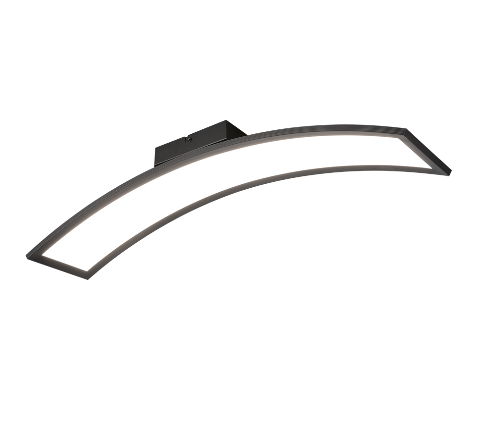 SIGMA | Ceiling lamp | Black mat | Metal