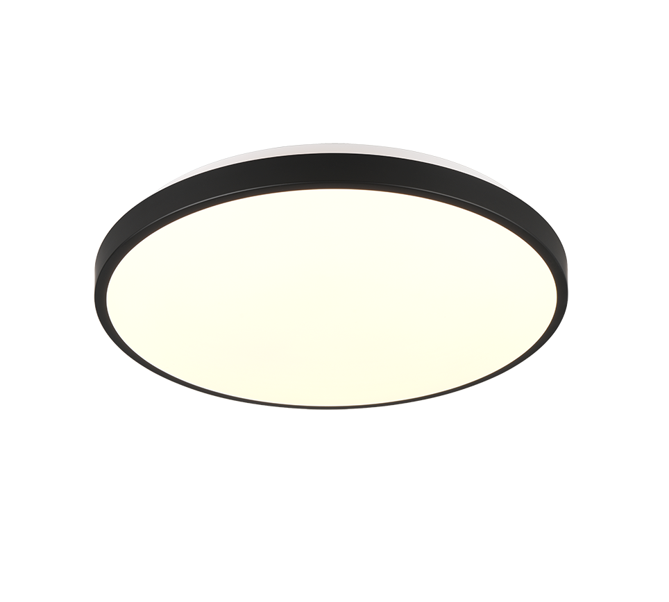 LOODY | Ceiling lamp | Black | Plastic