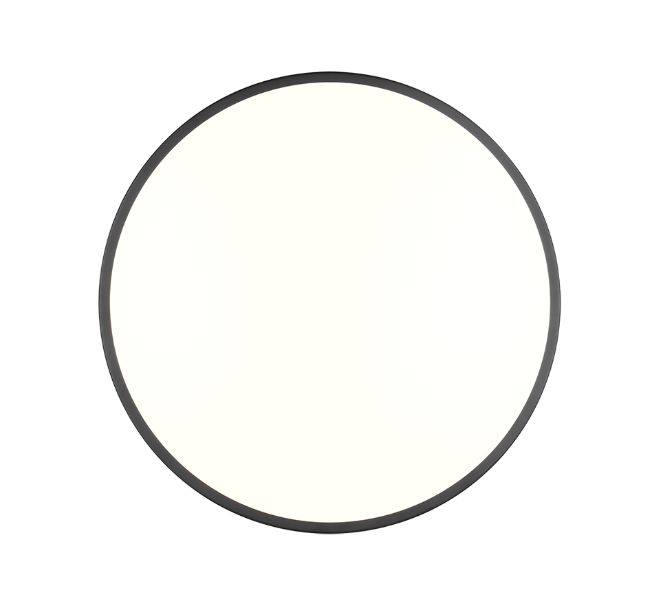 LOODY | Ceiling lamp | Black | Plastic