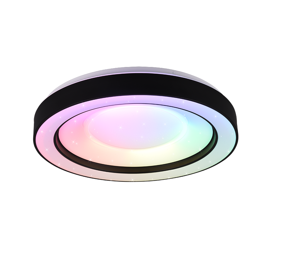 ARCO | Ceiling lamp | Black mat | Plastic