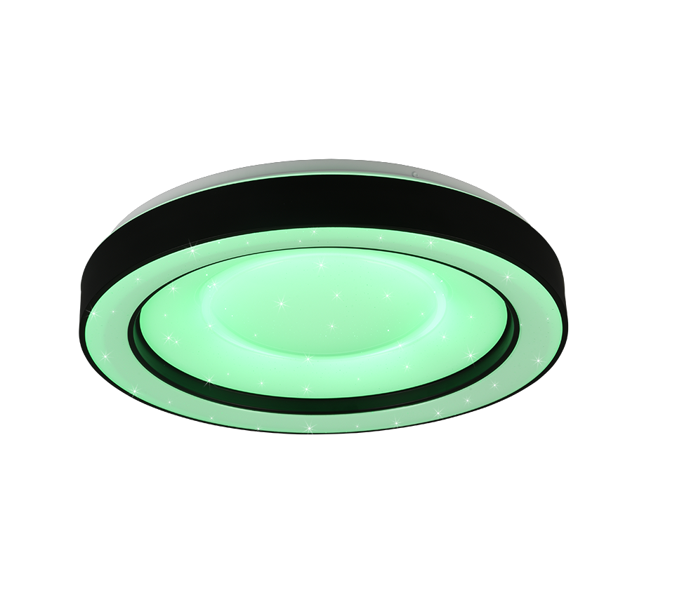 ARCO | Ceiling lamp | Black mat | Plastic