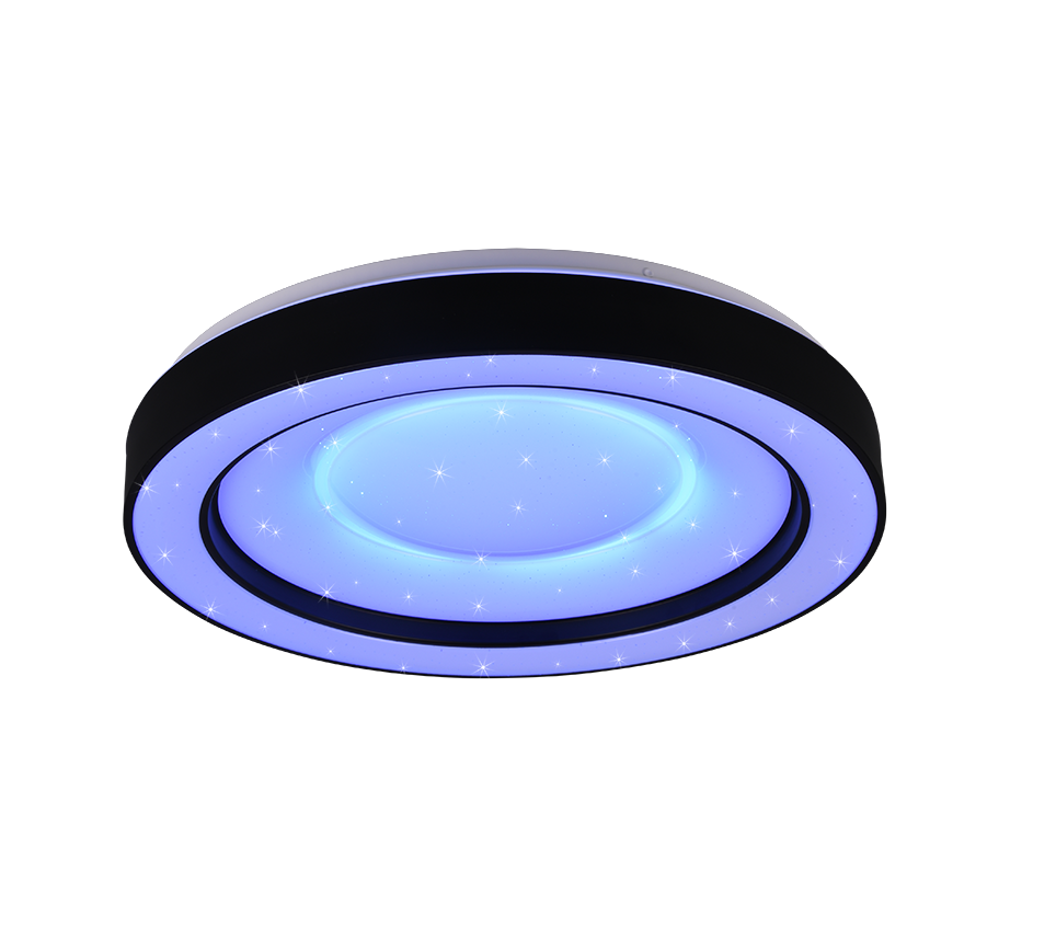 ARCO | Ceiling lamp | Black mat | Plastic