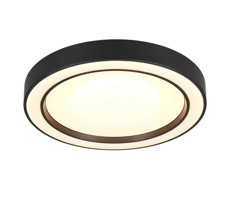 ARCO | Ceiling lamp | Black mat | Plastic