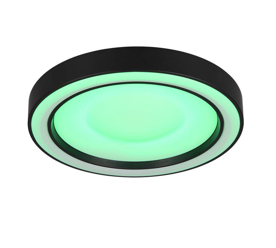 ARCO | Ceiling lamp | Black mat | Plastic