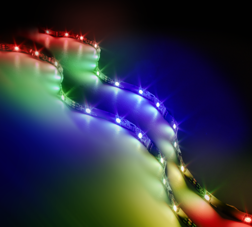 SCREEN | Light strip | Black | Plastic