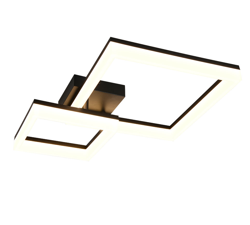 CAMINO | Ceiling lamp | Black mat | Plastic
