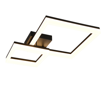 CAMINO | Ceiling lamp | Black mat | Plastic