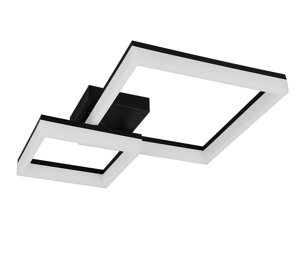 CAMINO | Ceiling lamp | Black mat | Plastic