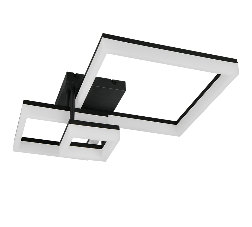 CAMINO | Ceiling lamp | Black mat | Plastic