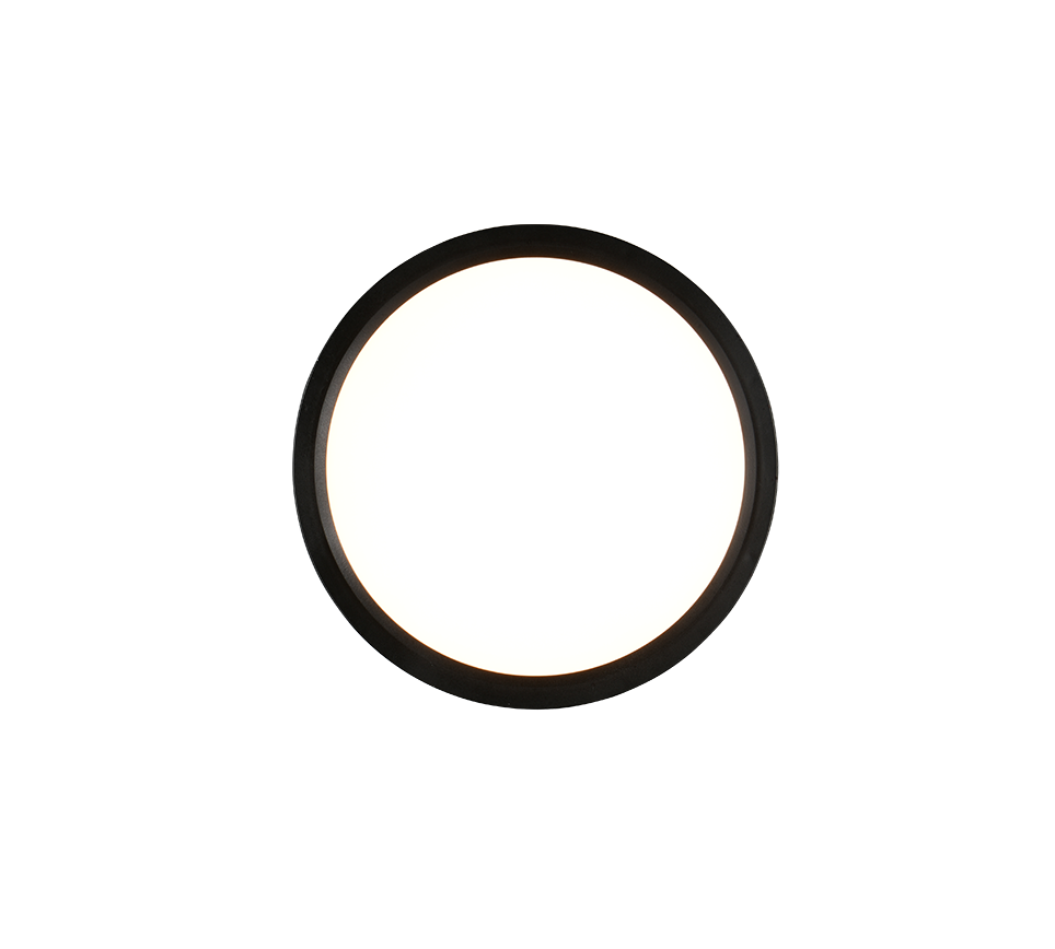 DRACO | Ceiling lamp | Black mat | Plastic