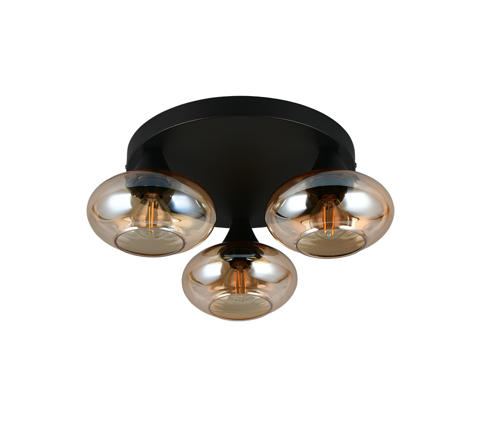 DIVINA | Ceiling lamp | Amber | Glass