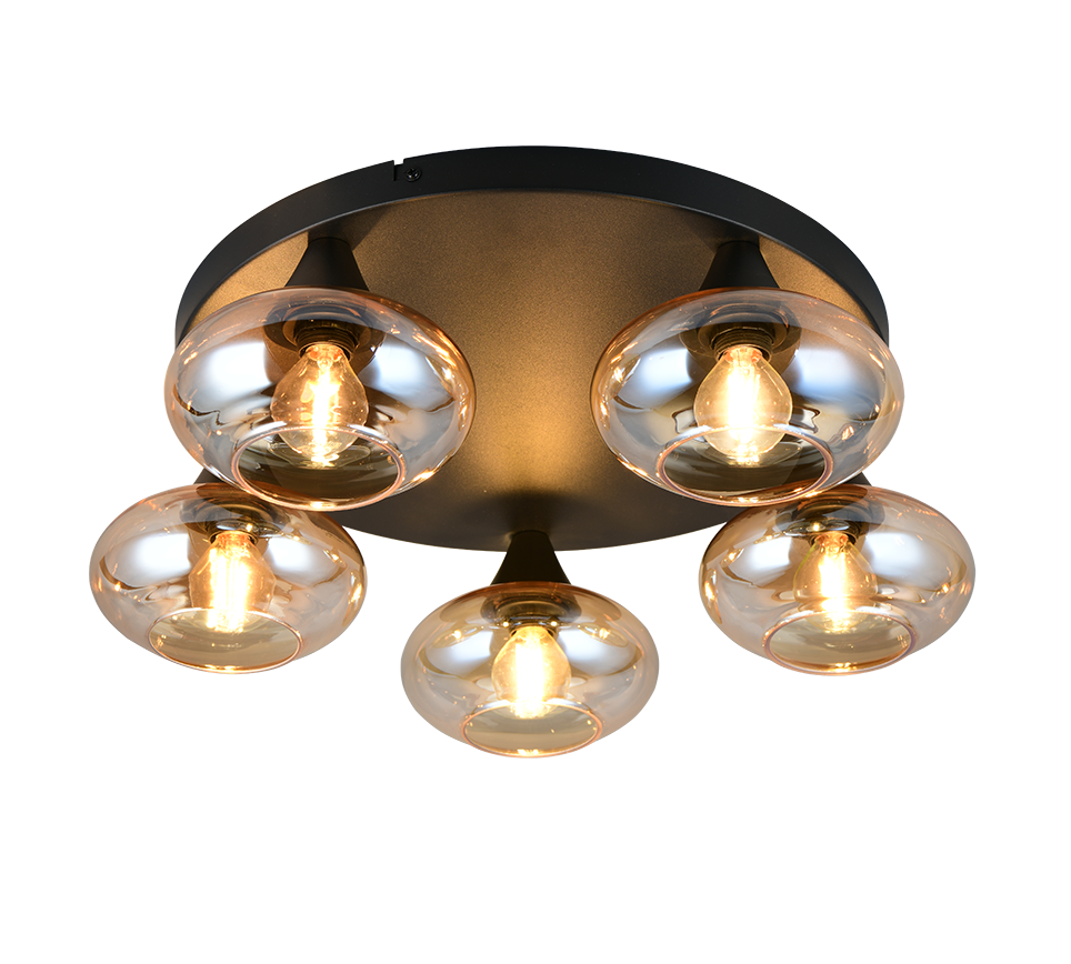 DIVINA | Ceiling lamp | Amber | Glass