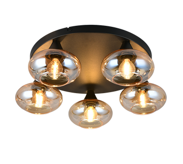 DIVINA | Ceiling lamp | Amber | Glass