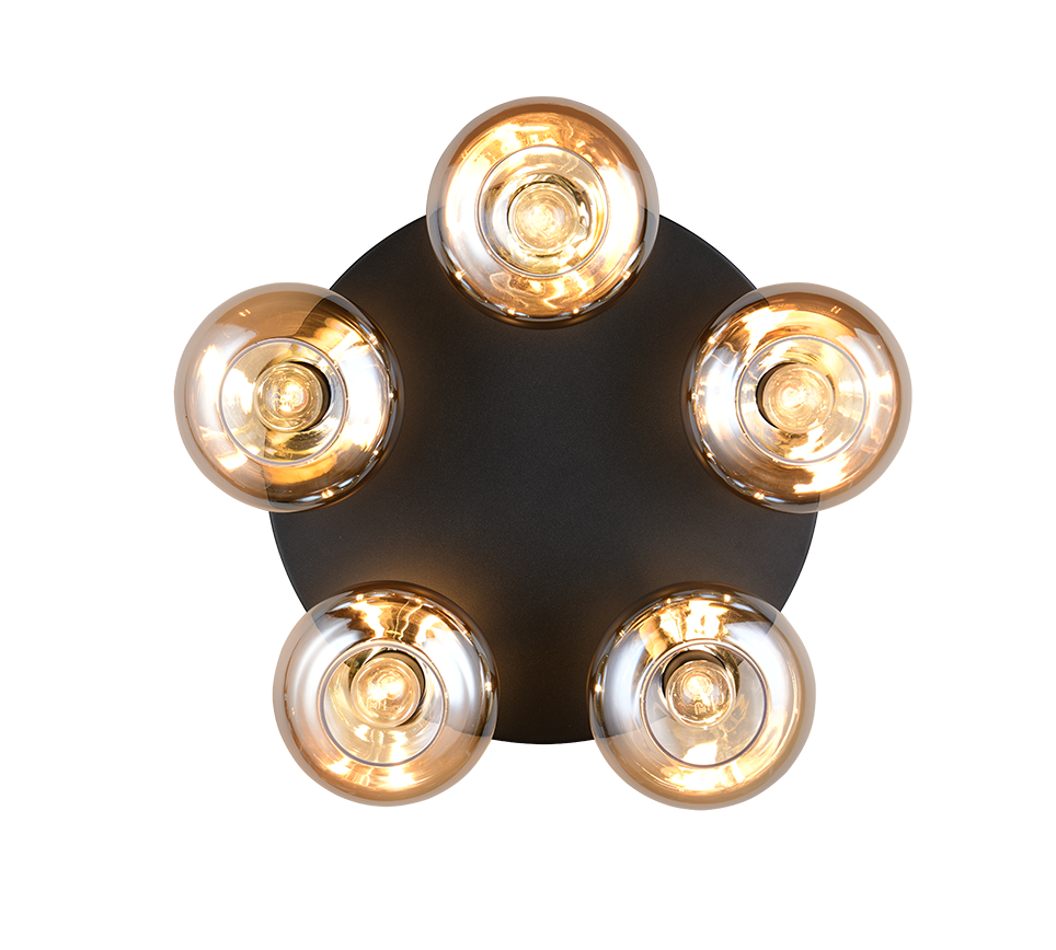 DIVINA | Ceiling lamp | Amber | Glass