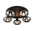 DIVINA | Ceiling lamp | Smoke | Glass