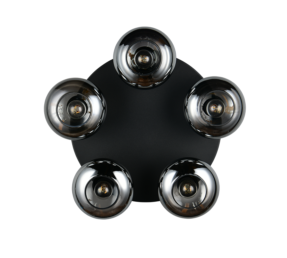 DIVINA | Ceiling lamp | Smoke | Glass