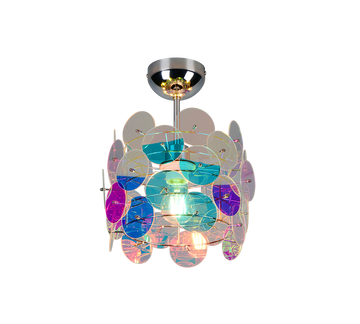IRIDE | Ceiling lamp | Transparent iridescent | Plastic