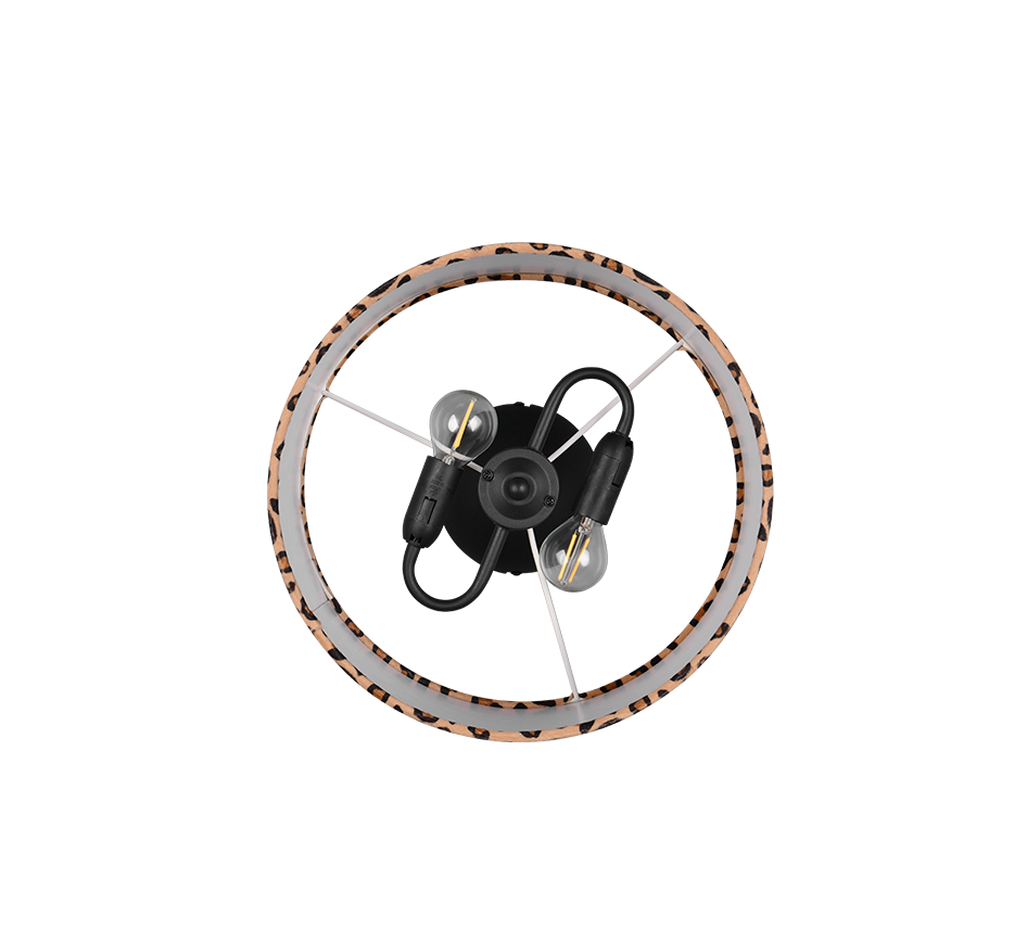 PARDINA | Ceiling lamp | Black mat | Metal