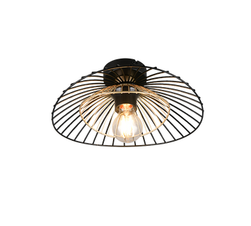 LAURIS | Ceiling lamp | Black mat | Metal