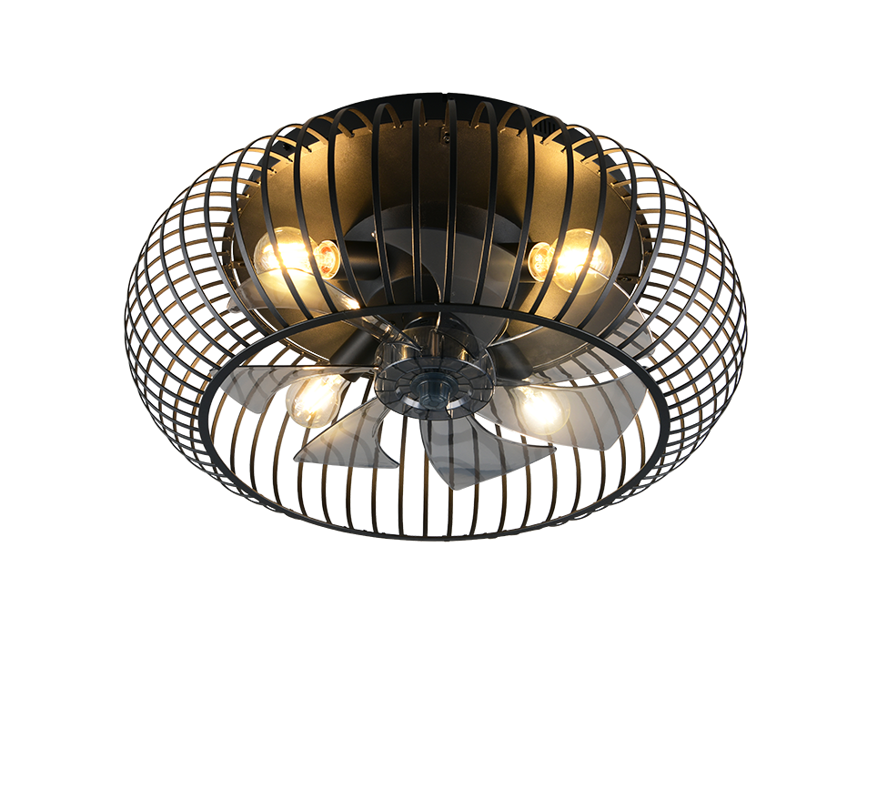 JOHANNA | Ventilator | Black mat | Metal