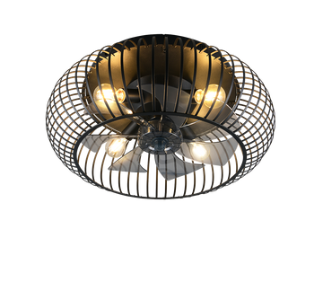 JOHANNA | Ventilator | Black mat | Metal