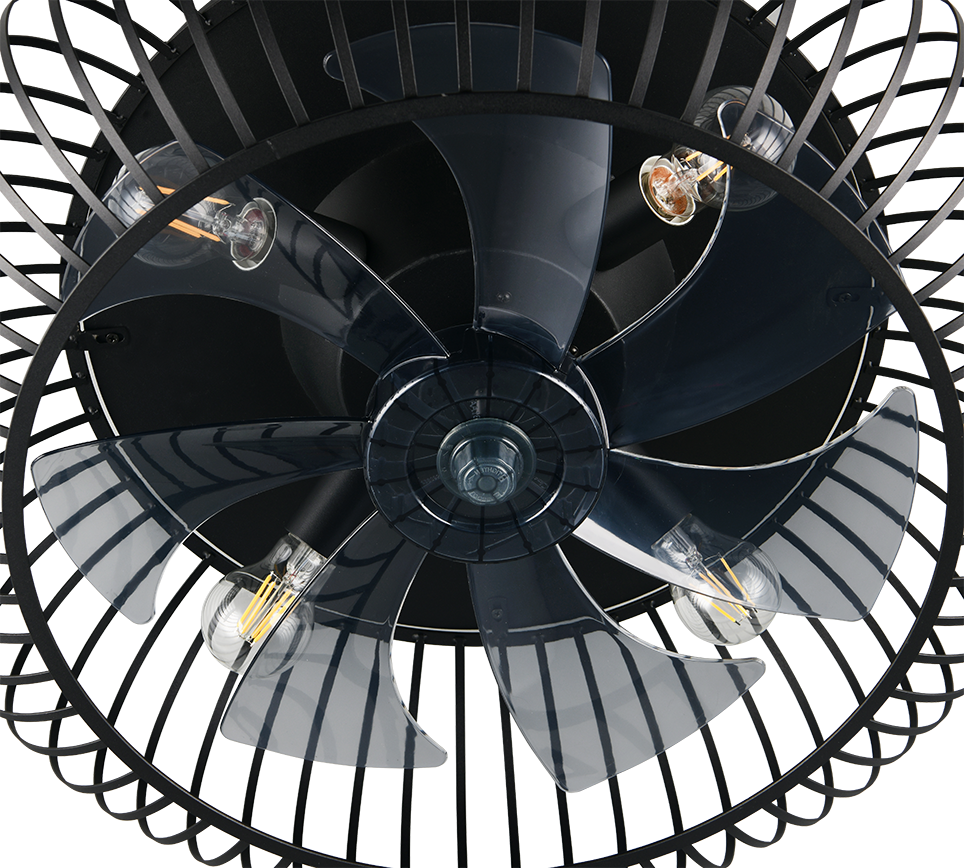 JOHANNA | Ventilator | Black mat | Metal