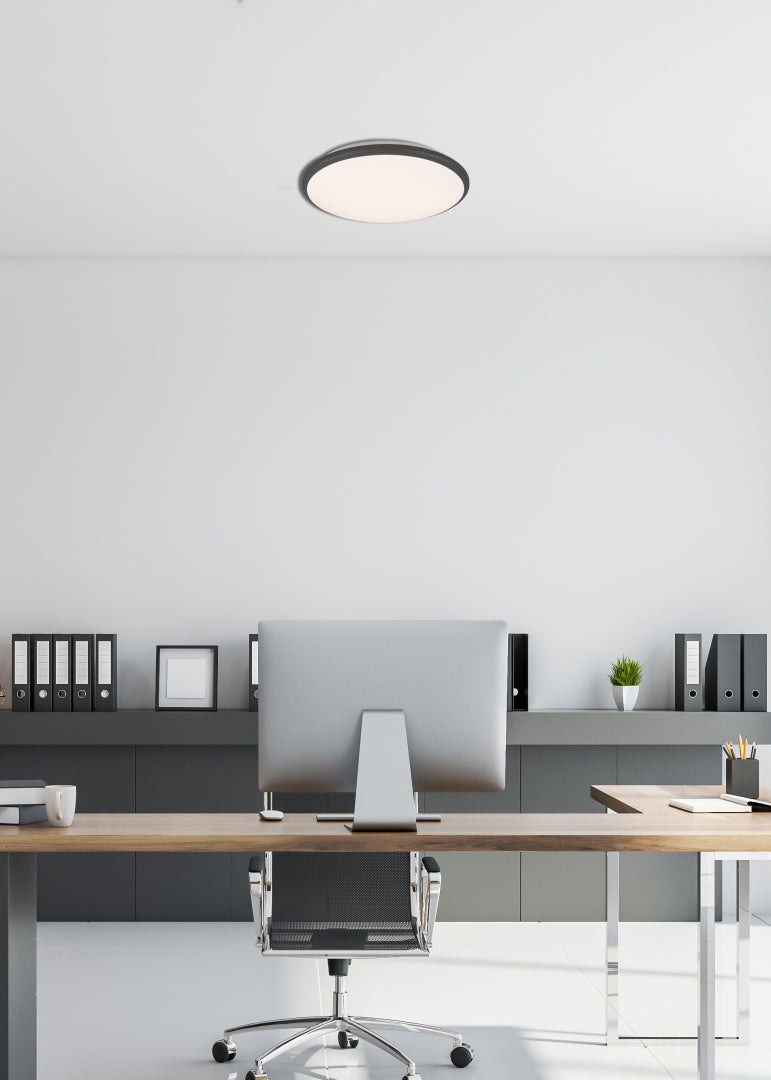 LIMBUS | Ceiling lamp | Black mat | Plastic