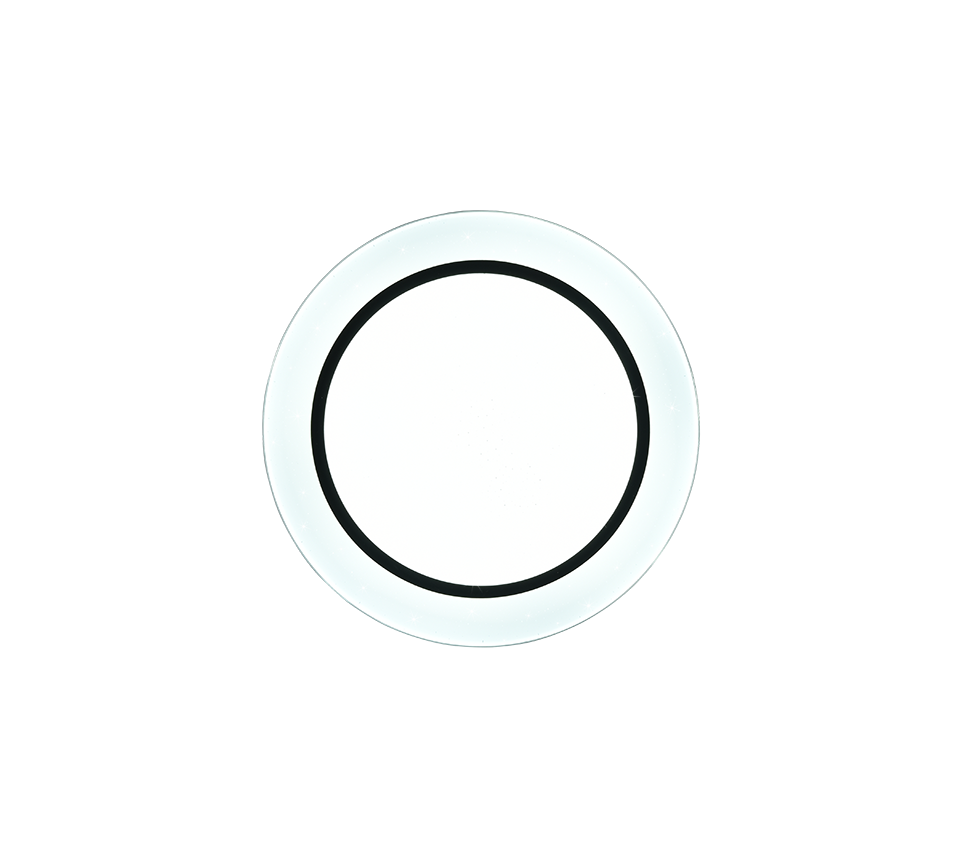 ATRIA | Ceiling lamp | Black mat | Plastic