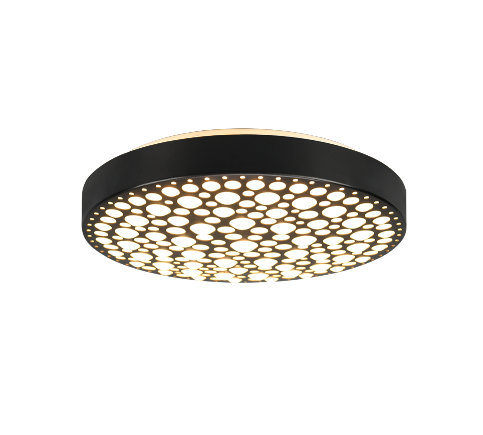 CHIZU | Ceiling lamp | Black mat | Plastic
