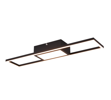 RIGIDO | Ceiling lamp | Black mat | Metal