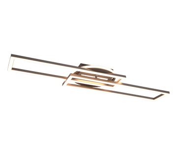 TWISTER | Ceiling lamp | Nickel mat | Metal